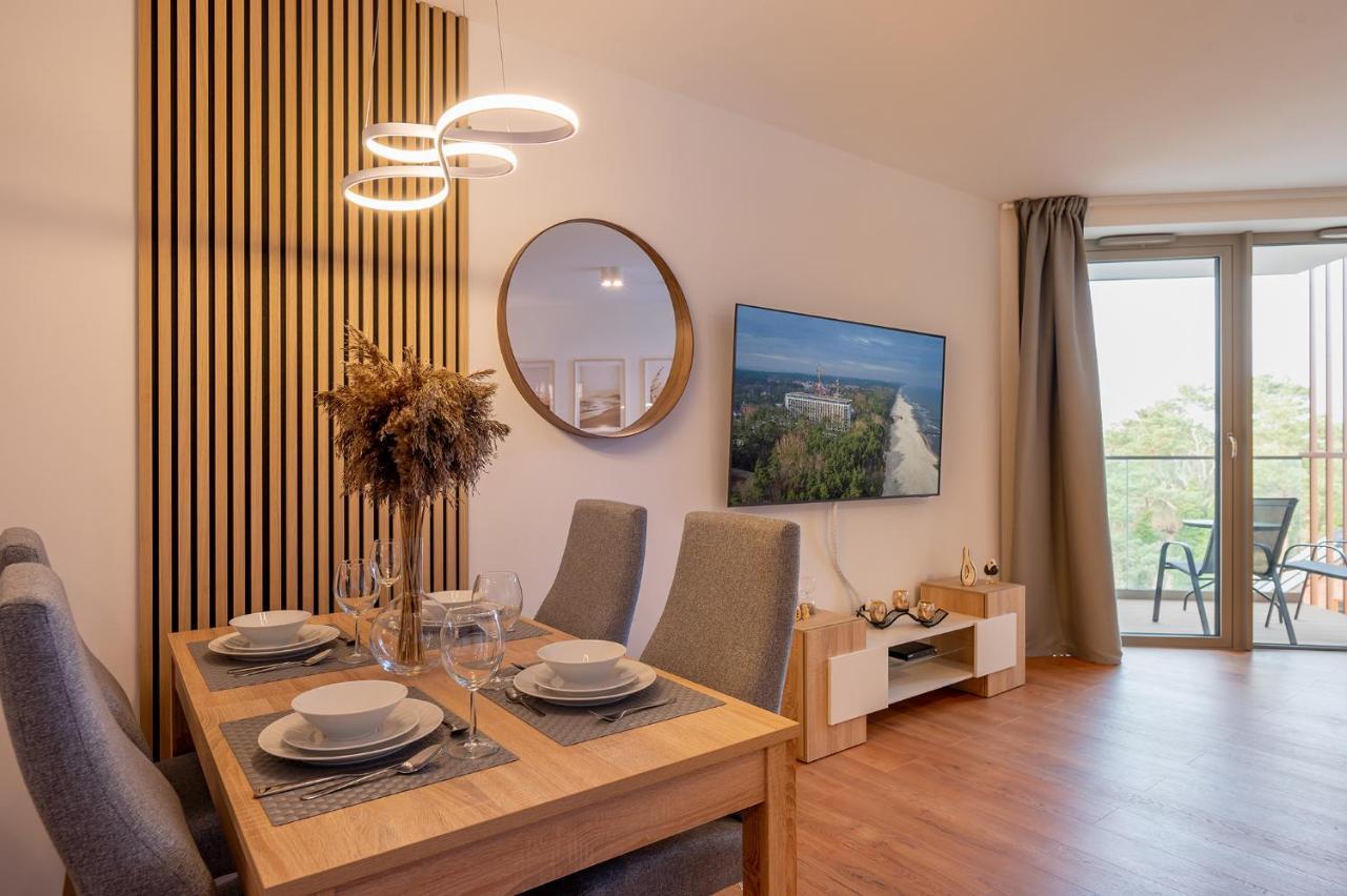 Pinea Sky Premium Apartament Z Widokiem Na Morze Ze Spa I Basenem Przy Plazy 波别罗沃 外观 照片