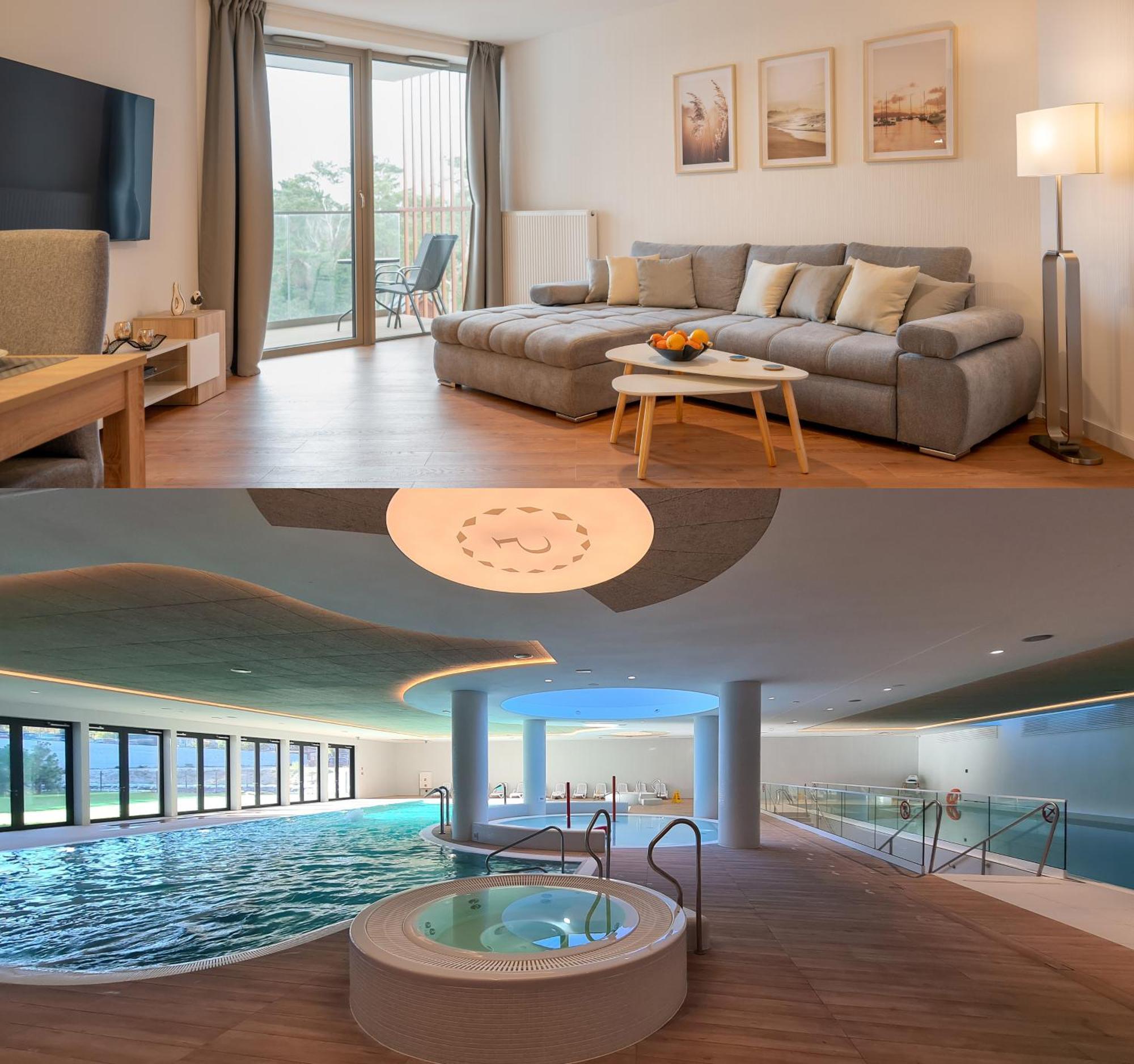 Pinea Sky Premium Apartament Z Widokiem Na Morze Ze Spa I Basenem Przy Plazy 波别罗沃 外观 照片