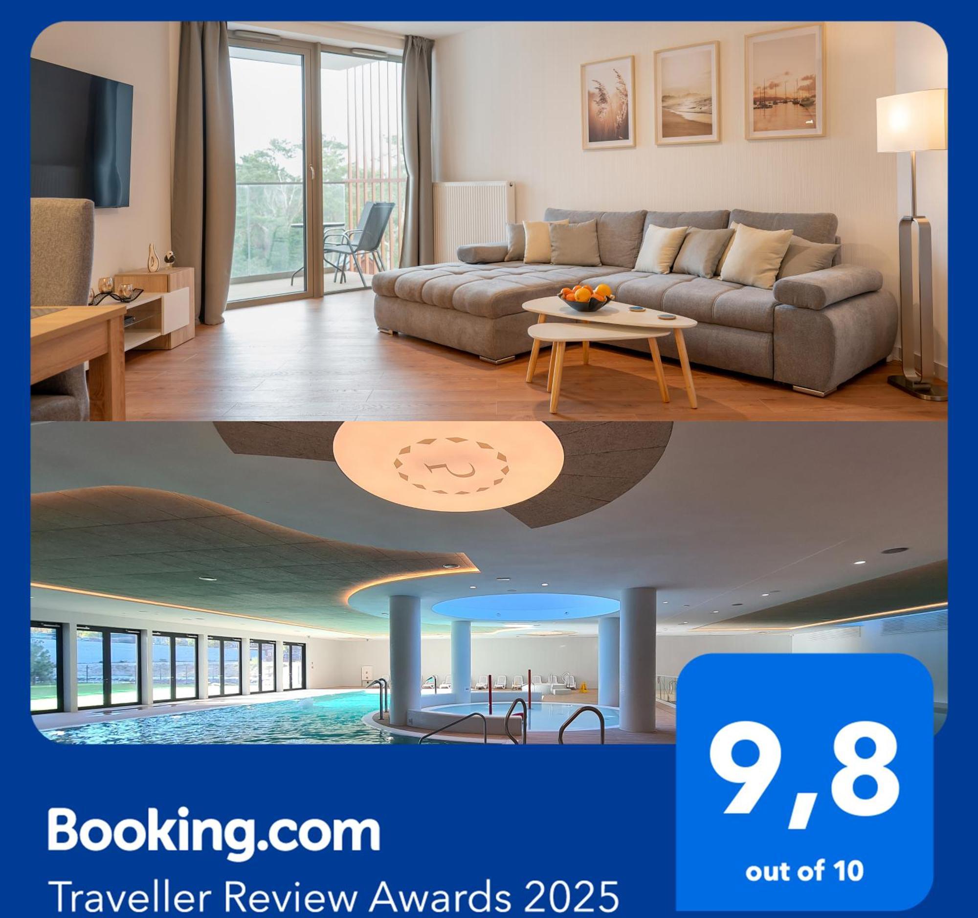 Pinea Sky Premium Apartament Z Widokiem Na Morze Ze Spa I Basenem Przy Plazy 波别罗沃 外观 照片